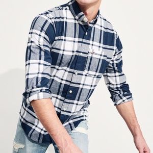 Hollister Abercrombie & Fitch Men's Plaid Shirt